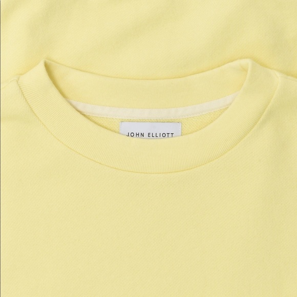 BNWT Size M (2) & L (3) - John Elliott Oversized Crewneck Terry Pullover Toxic - Picture 2 of 7